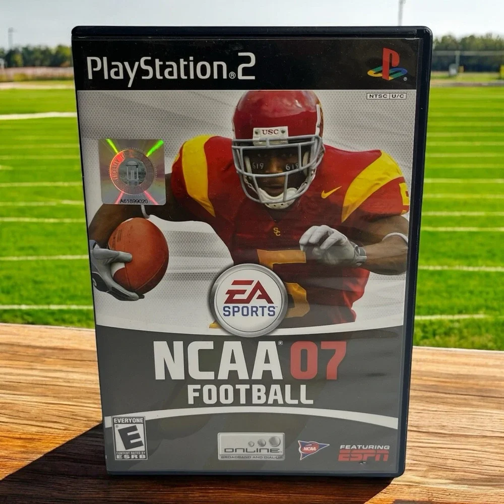 NCAA Football 07 Football Sony PlayStation 2 PS2 Video Game Black Label Complete